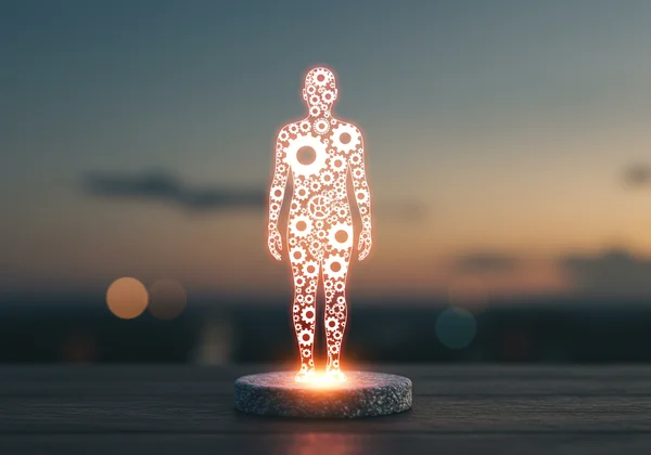 一个人在反思，代表自我意识和成长