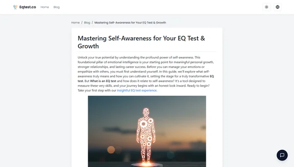 Mastering Self-Awareness for Your EQ Test & Growth