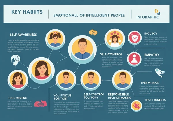 habits of emotionally intelligent people infographic
