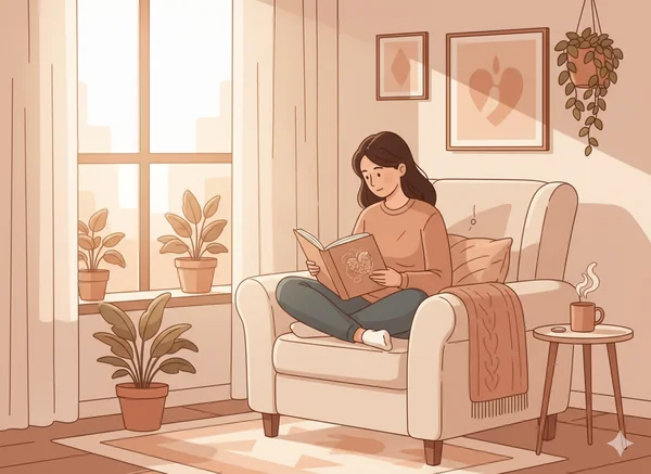 Person reading an emotional intelligence book