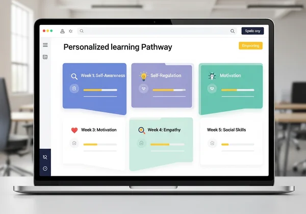 AI-generated personalized emotional intelligence pathway
