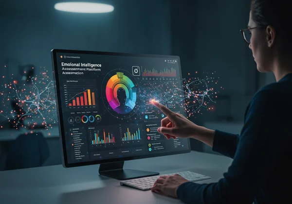 AI analyzing emotional intelligence data for insights